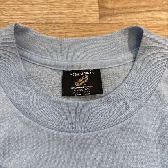 Vintage 70s 80s Sneakers 50/50 I Go Fer Braces Beaver T Shirt Funny Medium M - Picture 4 of 10